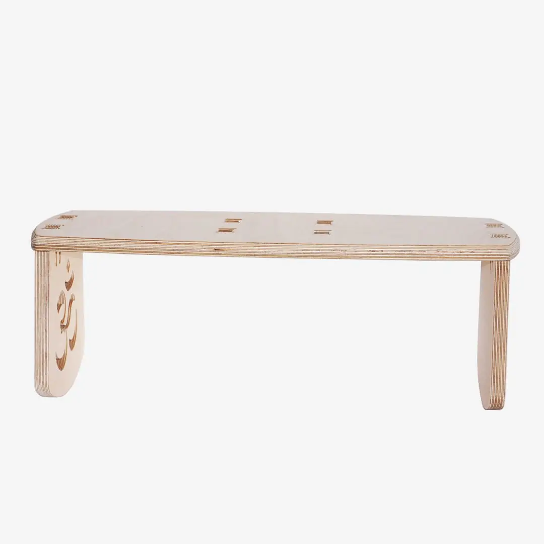 Yoga Stool Wooden Bench Healthy Upright Posture Forming Bench Suitable For Tea Ceremonies Yoga Meditation Indoor Activities