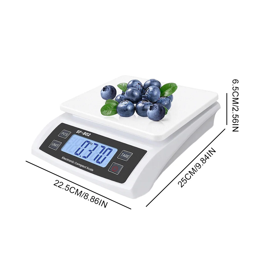 30kg/1g Household Electronic Scale Portable Digital LED Display Food Snack Balance Baking Measuring Weight Scale Kitchen Tool