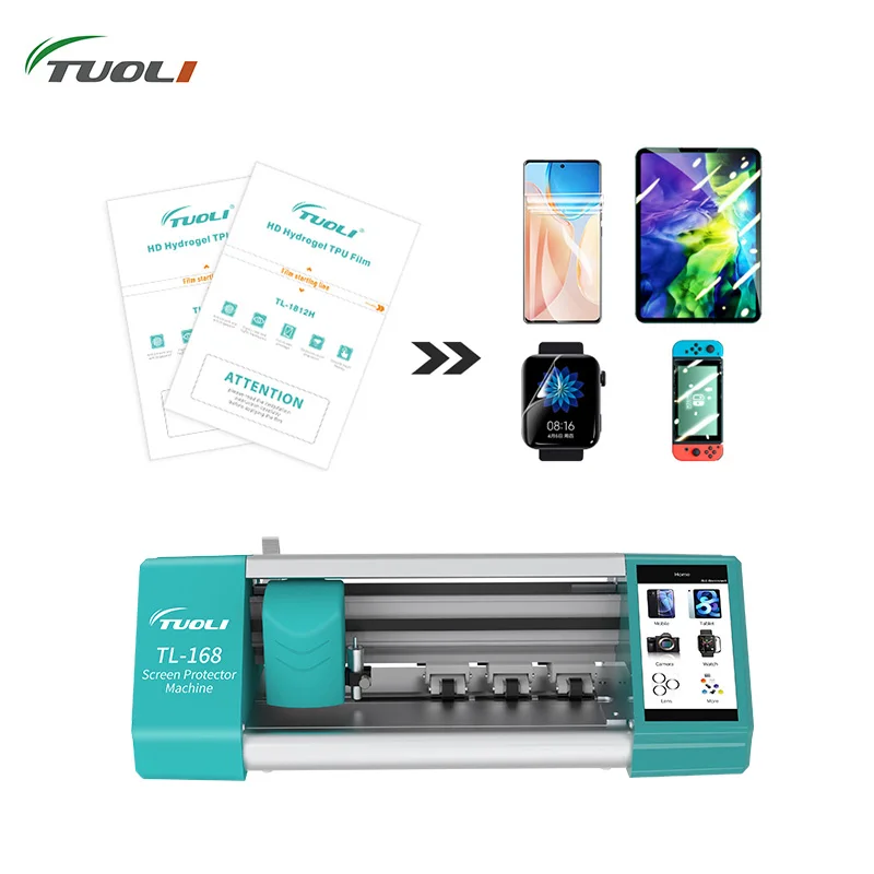 

Intelligent Auto Film Cutting Machine TL-168 Mobile Phone LCD Screen Protect Film Cutting For iPhone iPad Front Rear