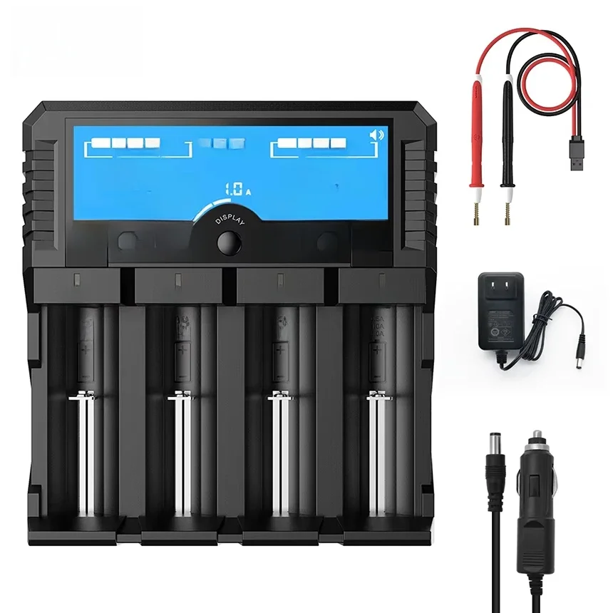 XTAR VP4L PLUS Ładowarka do akumulatorów litowych 18650 Tester pojemności i napięcia Multimetr do akumulatorów AA/AAA — zdjęcie produktu 7