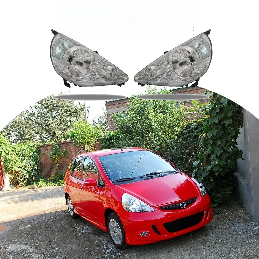 Reflektory samochodowe zestaw do Honda Fit Jazz Sport GD GE 2001 ~ 2008 2002 2003 2004 2005 2006 2007 światła przeciwmgielnego halogenowe lampa boczna ostrzegawcze LED akcesoria narożne — zdjęcie 2