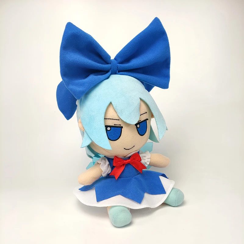 Lovely Plush In Stock fumoรfumo TouHou Project Cirnoโจ Doll X1 Kawaii Gift Shipping In 2 Days