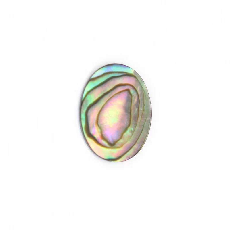 5pcs Abalone Shell Flat Oval 10x14/13x18mm Cabochon Loose Stones for Jewelry Making Ring Pendant DIY