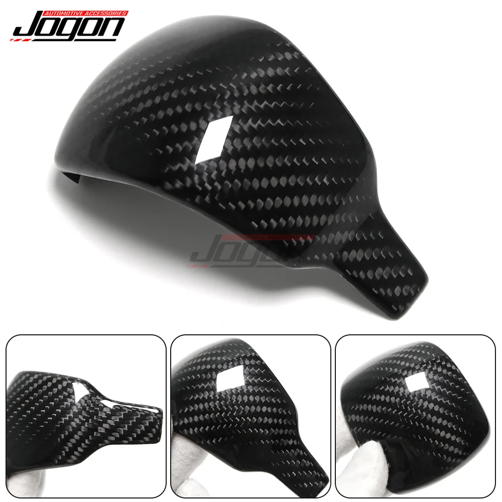 For Dodge Ram TRX 1500 2500 2019 2020 2021 2022 2023 Gear Knob Cover Gear Head Trim Carbon Fiber Cover Car Interior Accessories