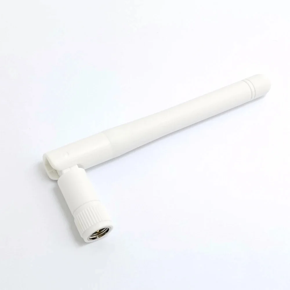 JIENUO-Accessoires de caméra CCTV, antenne sans fil blanche 2.4G, amplificateur de réseau externe, connecteur RP-SMA WLAN, prise en charge du routeur, caméra WiFi