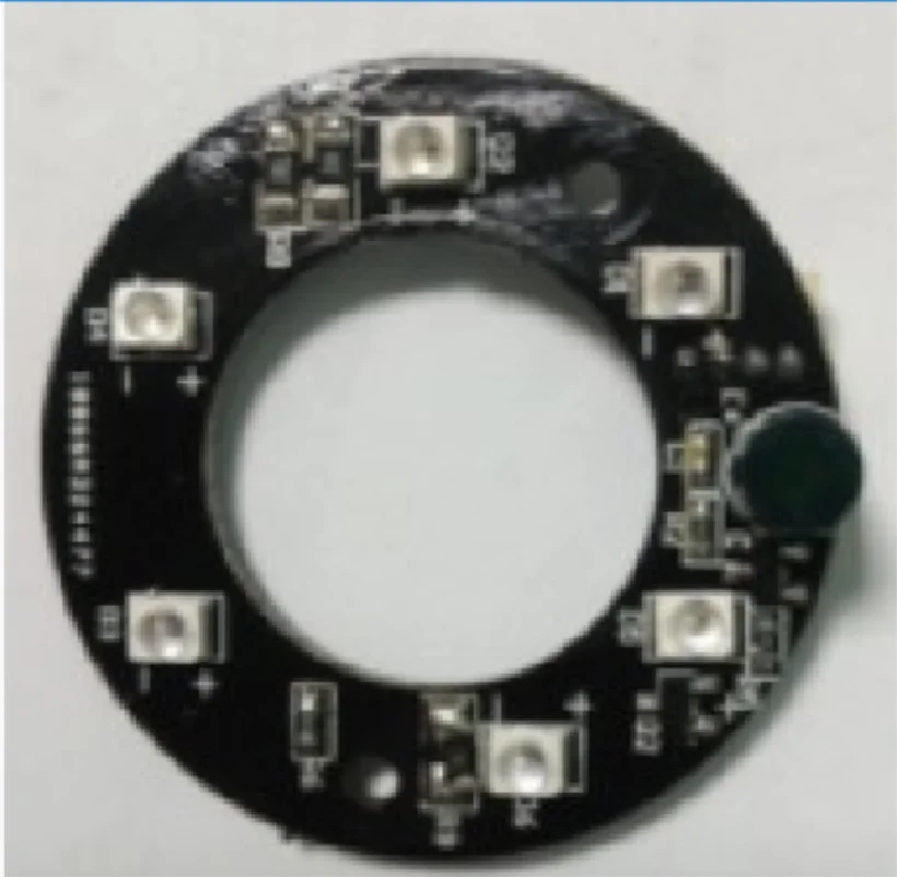 Ahd Pcb Board Cctv Camera Module Lage Kosten Effectieve Ondersteuning Warm Led Ir Led Dual Light