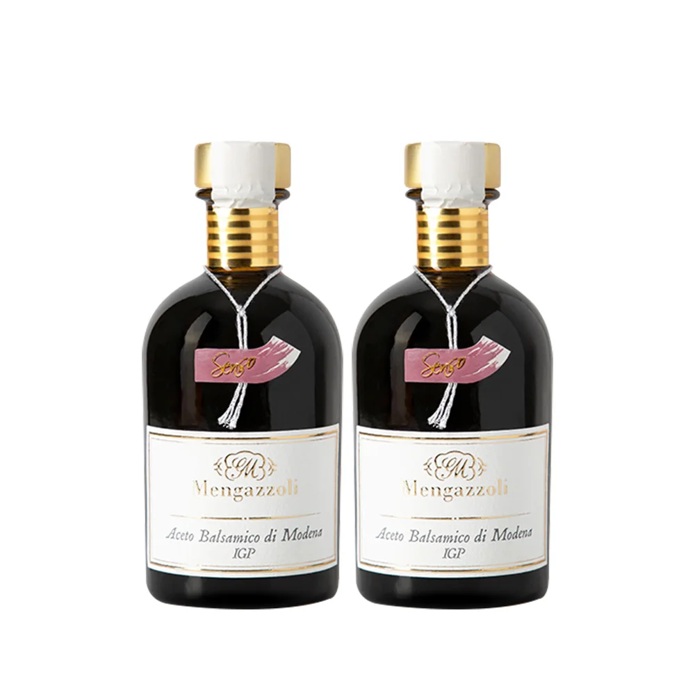Vinagre Balsámico de Módena Mengagazzoli (55%) 250 ml X 2 Unidades