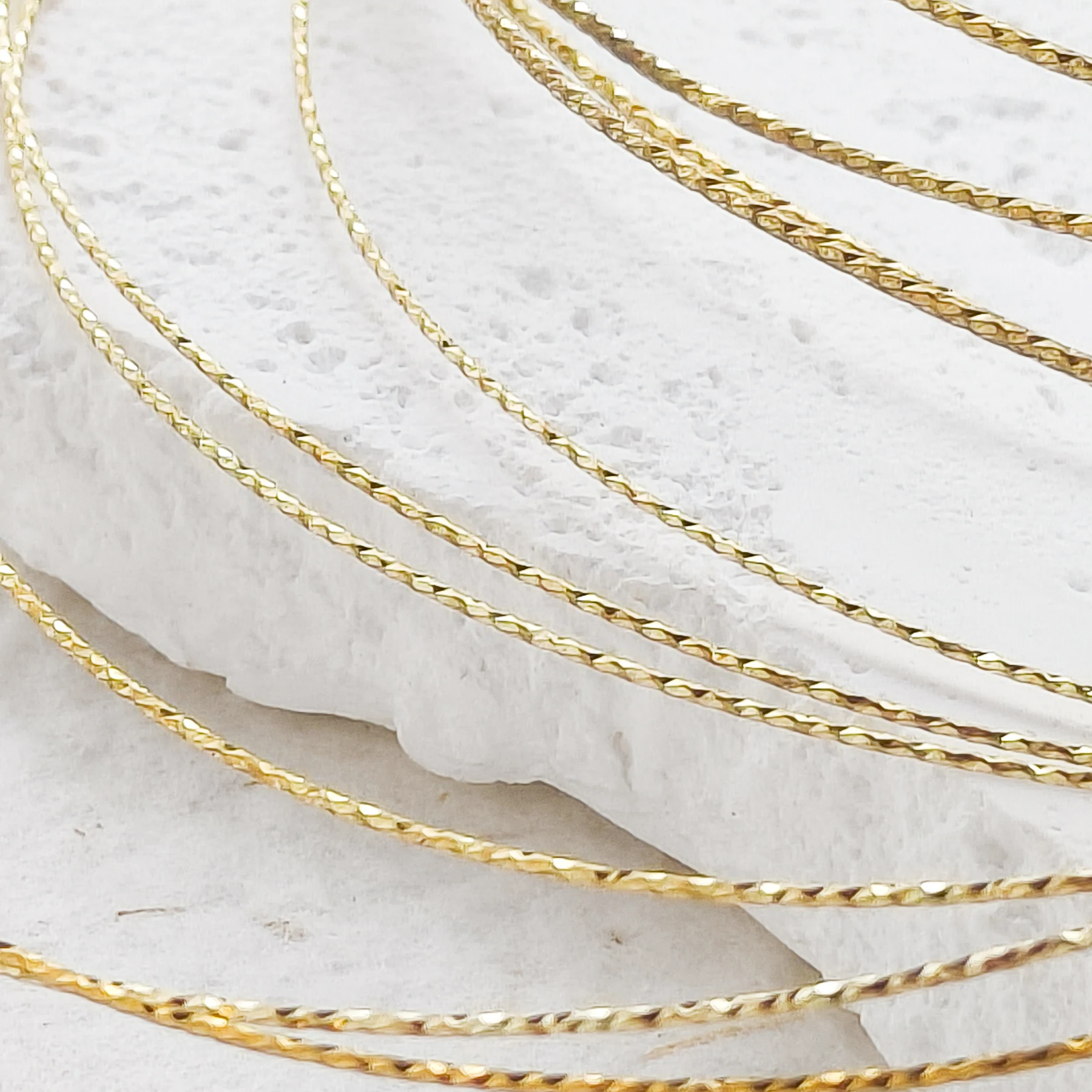 

DIY Supply-4 Meters (13.12 Feet) Half Hard Solid Raw Brass Textured Wrapping Wire