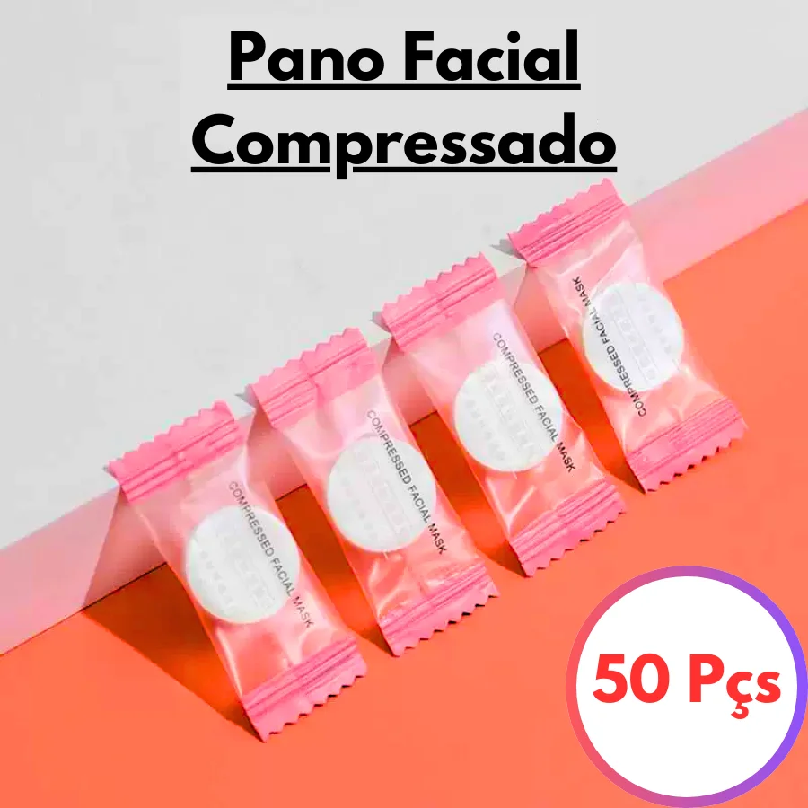 SKYTUR 50 Pieces Face Cleaning Compressed Silk Towel, SkinCare, Resistant, Economico-SHIP IMMEDIATE