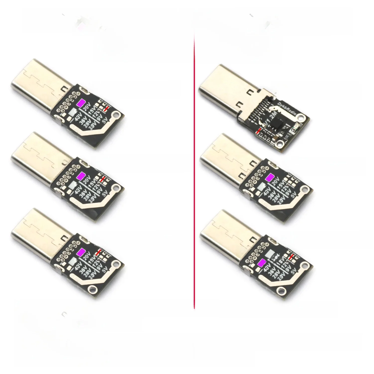 240W 5A USB TYPE-C PD Decoy QC3.0 PD3.1 Adapter wyzwalacza napięcia 5V 9V 12V 15V 20V 28V Szybkie ładowanie Kabel PD TO DC Ładowanie — zdjęcie 2