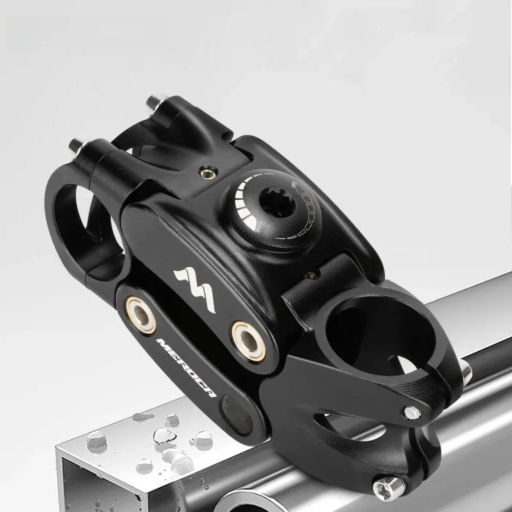 AliExpress NONE MEROCA MTB Mountain/Road Bike Suspension Stem 90/50MM Off-Road Touring Cycling Gravne Shock Absorbing Riser Four Links Stem Gym