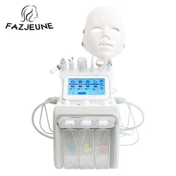 New 7 in 1 Hydrogen Oxygen Small Bubble Facial Beauty Machine H2O2 Hydro Dermabrasion Rejuvenation Tightening Skin Care Face Spa