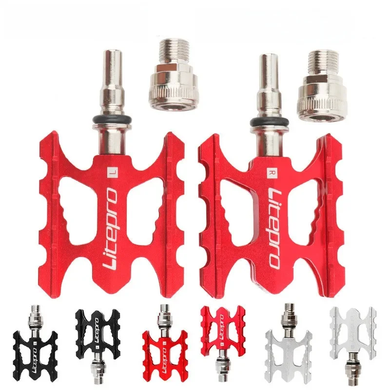 AliExpress LP LITEPRO Litepro quick release pedal ultra-light aluminum alloy non-slip pedal for brompton pedal for dahon birdy