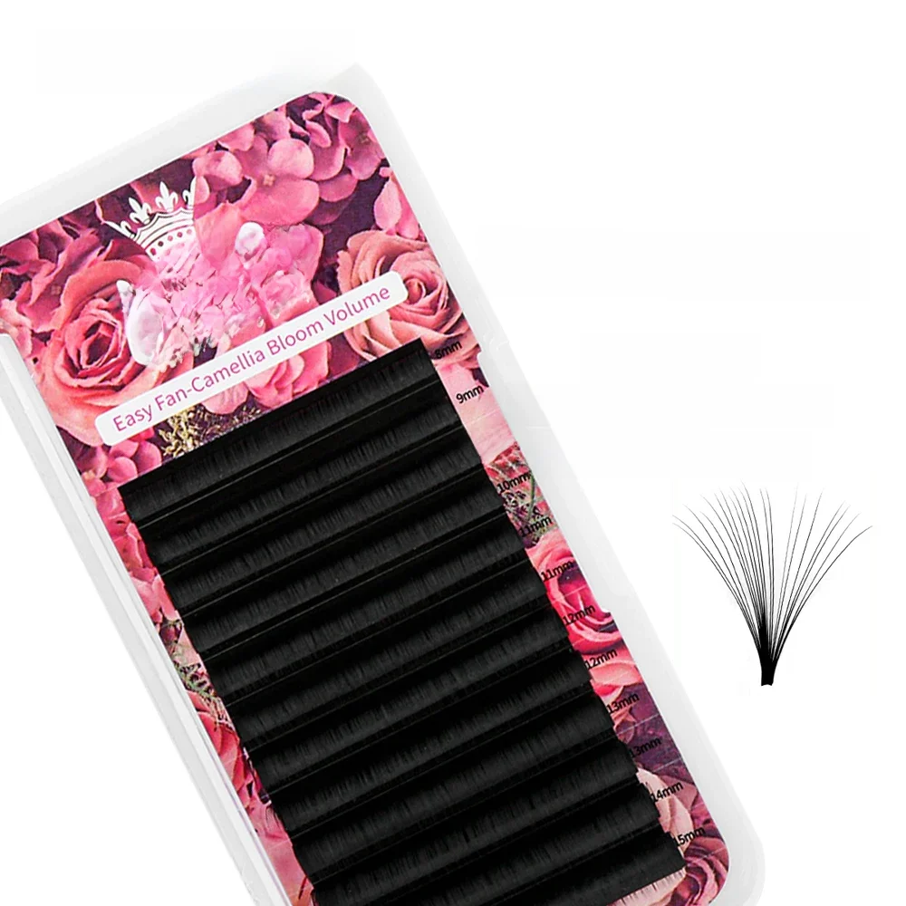 MASSCAKU-Extensions de Cils Individuels, Auto GérCamélia, C CC D esse Curl 8-20mm, Longueur Unique/Mixte, Nouvelle Collection