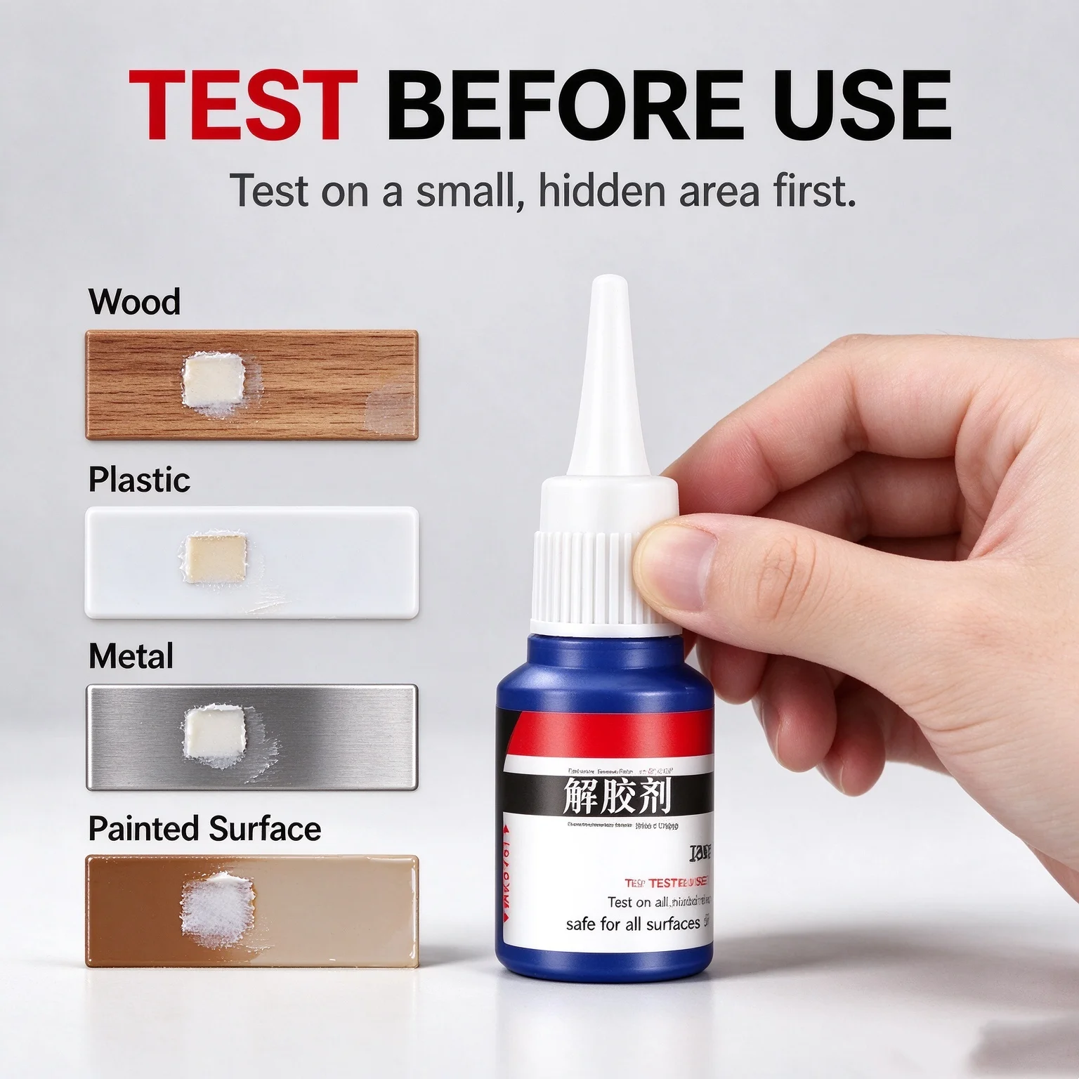Super Glue Debonder, CA Glue Remover for DIY & Craft Projects, Precision Tip Adhesive Remover for Unwanted Glue Residue, 30g