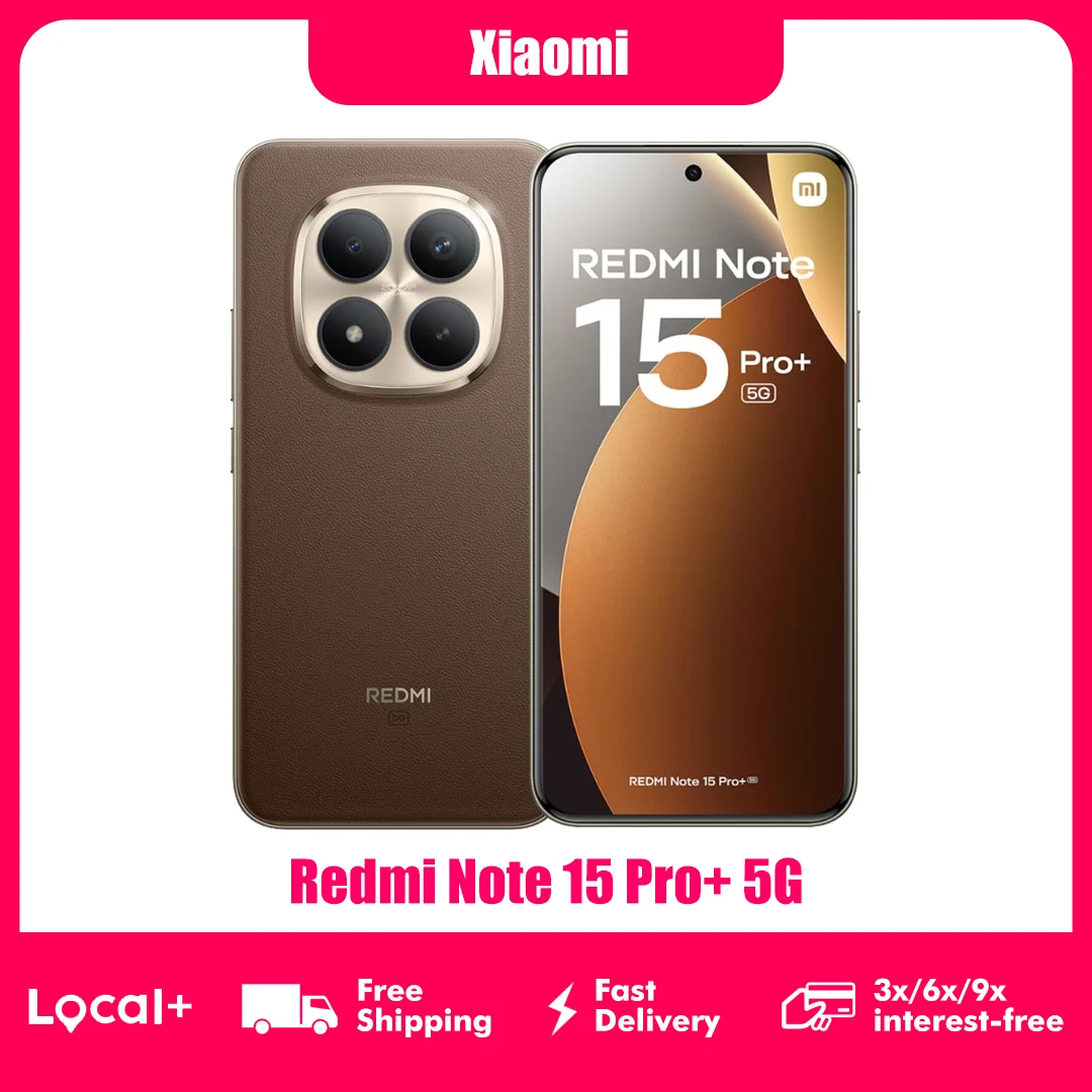 Xiaomi Redmi Note 15 Pro Plus 5G 8GB 12GB 256GB 512GB 6,83 pouces NFC Snapdragon 7s Gen 4 200MP Dolby Atmos ® Appareil photo