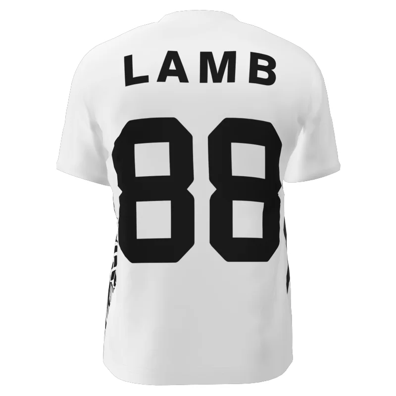 CeeDee Lamb Custom Made Label TShirt Name Number Fashion Portrait Game Team T-shirt 88 Football Jersey Graffiti 3D Style Clothes