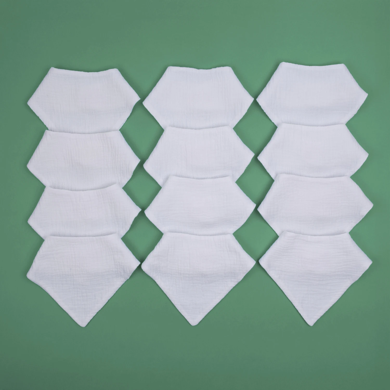 

Набор милых детских нагрудников-банданов из 12 предметов — мягкие хлопковые нагрудники с регулируемой застежкой для новорожденных мальчиков и девочек