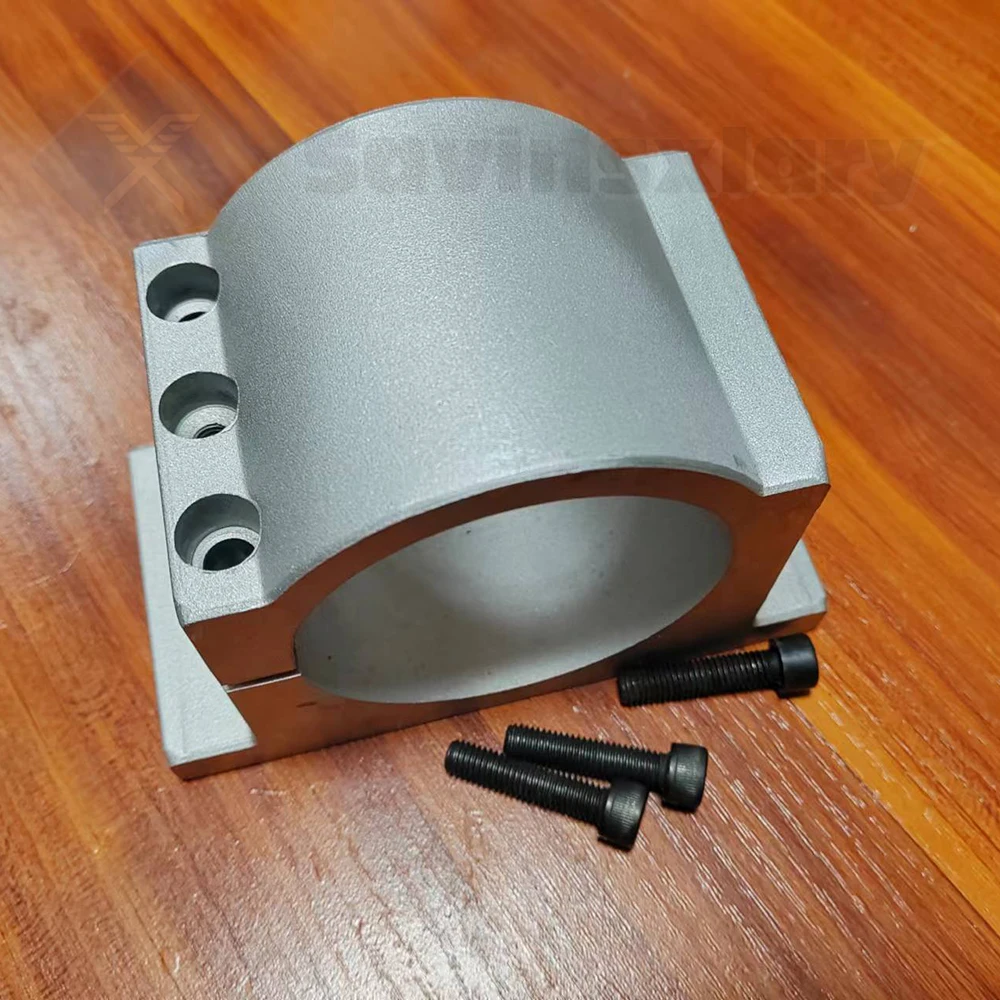 80mm Diameter Cast Aluminium spindle bracket clamp for CNC Engraving milling machine / fixture /holder