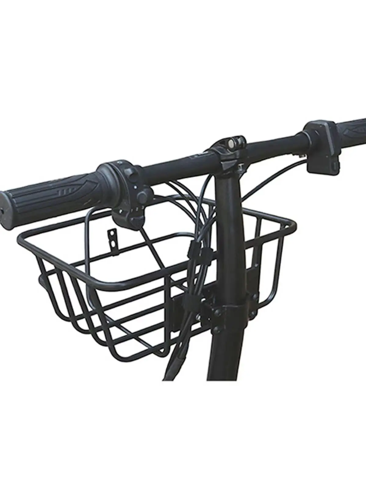 AliExpress NONE Universal Bike Basket Electric Bicycle Front Basket With Metal Basket Screws For Fixing Front Basket Cycling Storage Basket