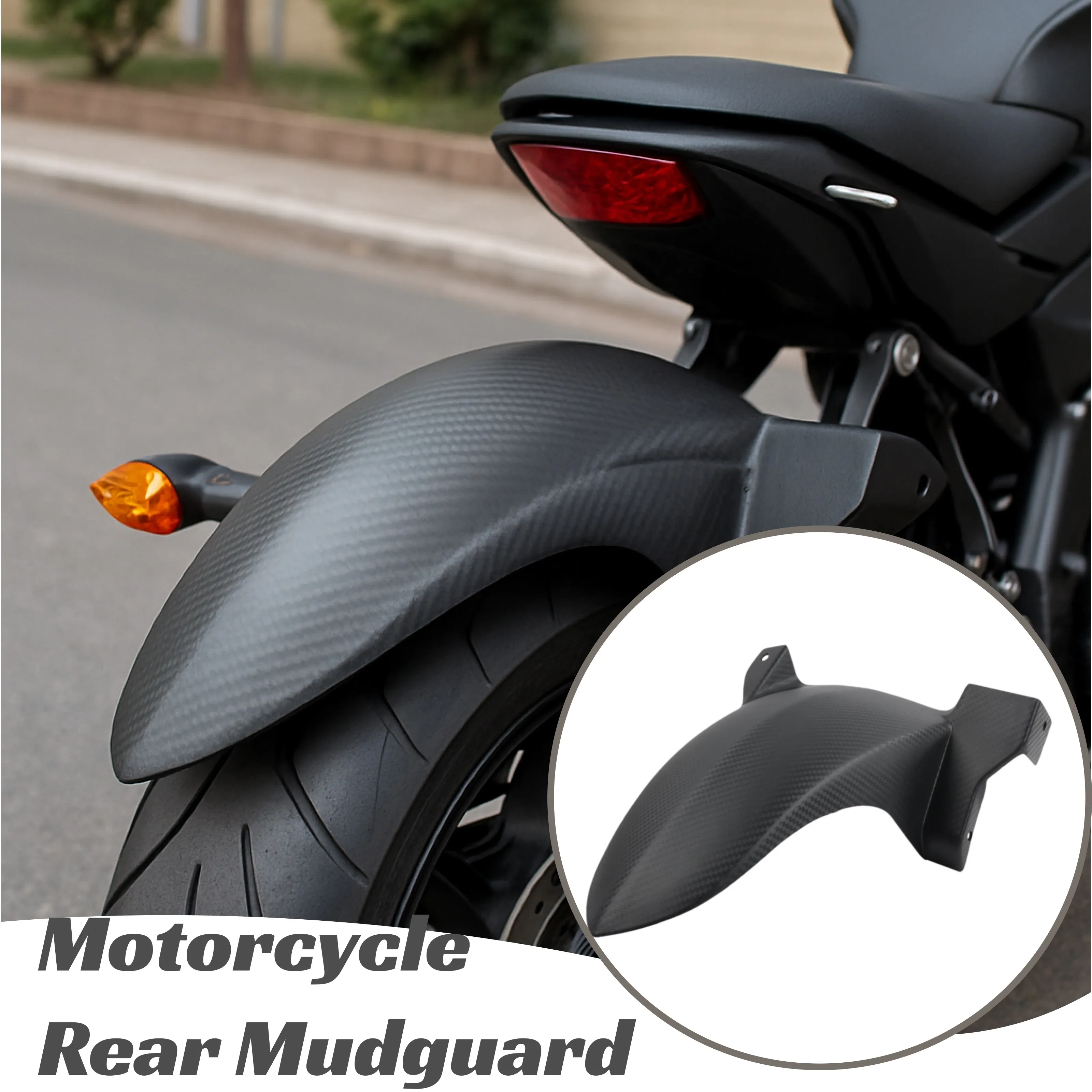

Motorbike Rear Fender Mudguard Replaces PP Easy to Install Premium Spare Parts Splash Dirt Mud Guard for Tmax 560 2020-2024