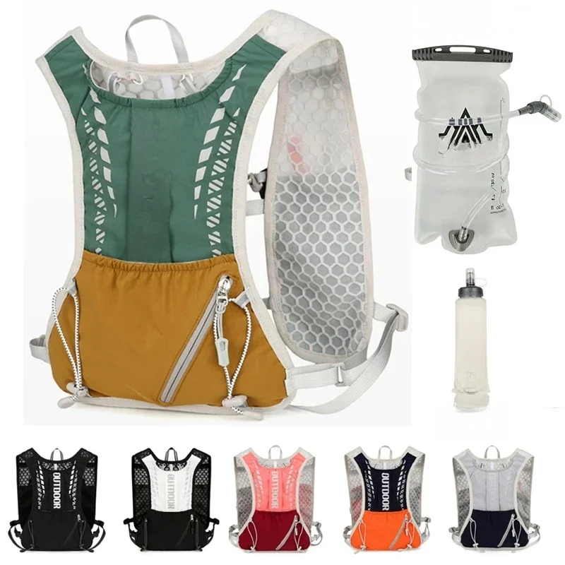 AliExpress ABQP Running Hydration Vest Reflective Cycling Backpack Bicycle Bags Outdoor Sport Climbing Hiking MTB Road Bike Hydration Backpack