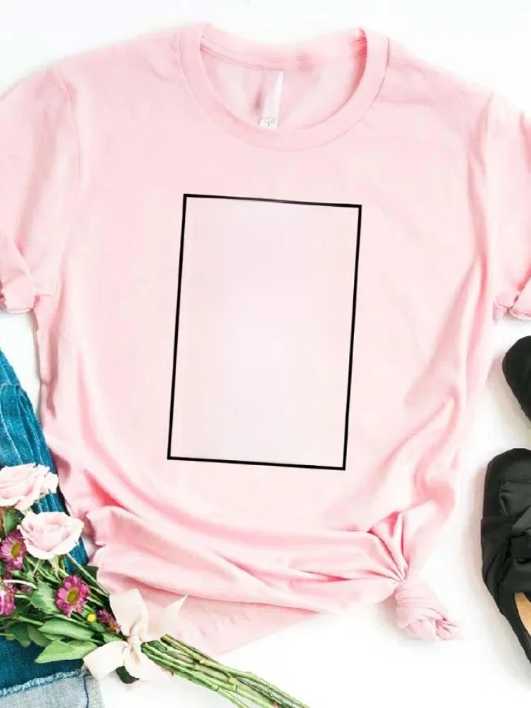 T-shirt damski Ballet Letters Print Tshirt damski z krótkim rękawem O Neck Luźny T-shirt damski Casual Tee Shirt Odzież Tops — zdjęcie 2