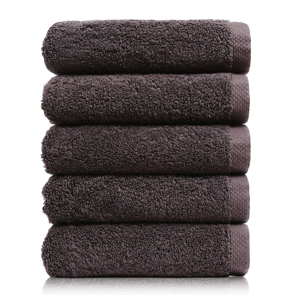 Cotton Living 40 can 200g 100% hotel towel, dark gray 5 sheets/10 sheets, shower towel, soft towel Hotel Bathroom Shower Towels