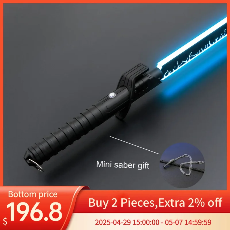 TXQ DARKSABER SNV4 Proffie Sword COMBAT JEDI 새해 장난감 부드러운 스윙 금속 광선 검 포스 글로우 라이트 Skywalke 선물 레이저
