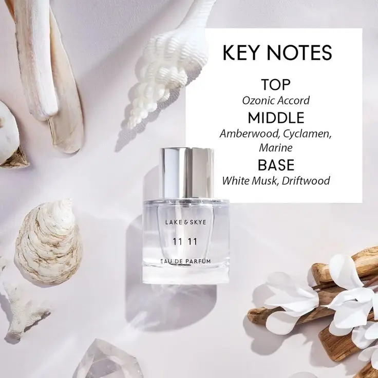 

11 11 Lake & Skye para Hombres y Mujeres 50ml/1.5oz Eau De Perfume Warm Khair Wood & Whipped Vanilla Notes for Long-Lasting All