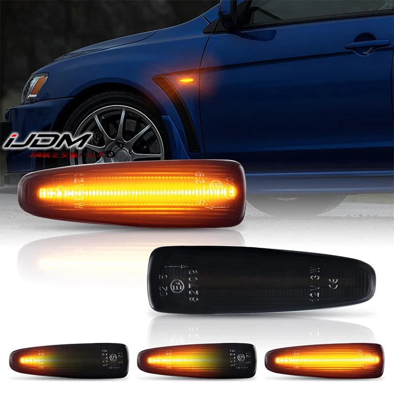 Turn Signal Side Marker LED Light For Mitsubishi Lancer Evolution Evo X Outlander Sport RVR ASX Mirage Dynamic Blinker Indicator