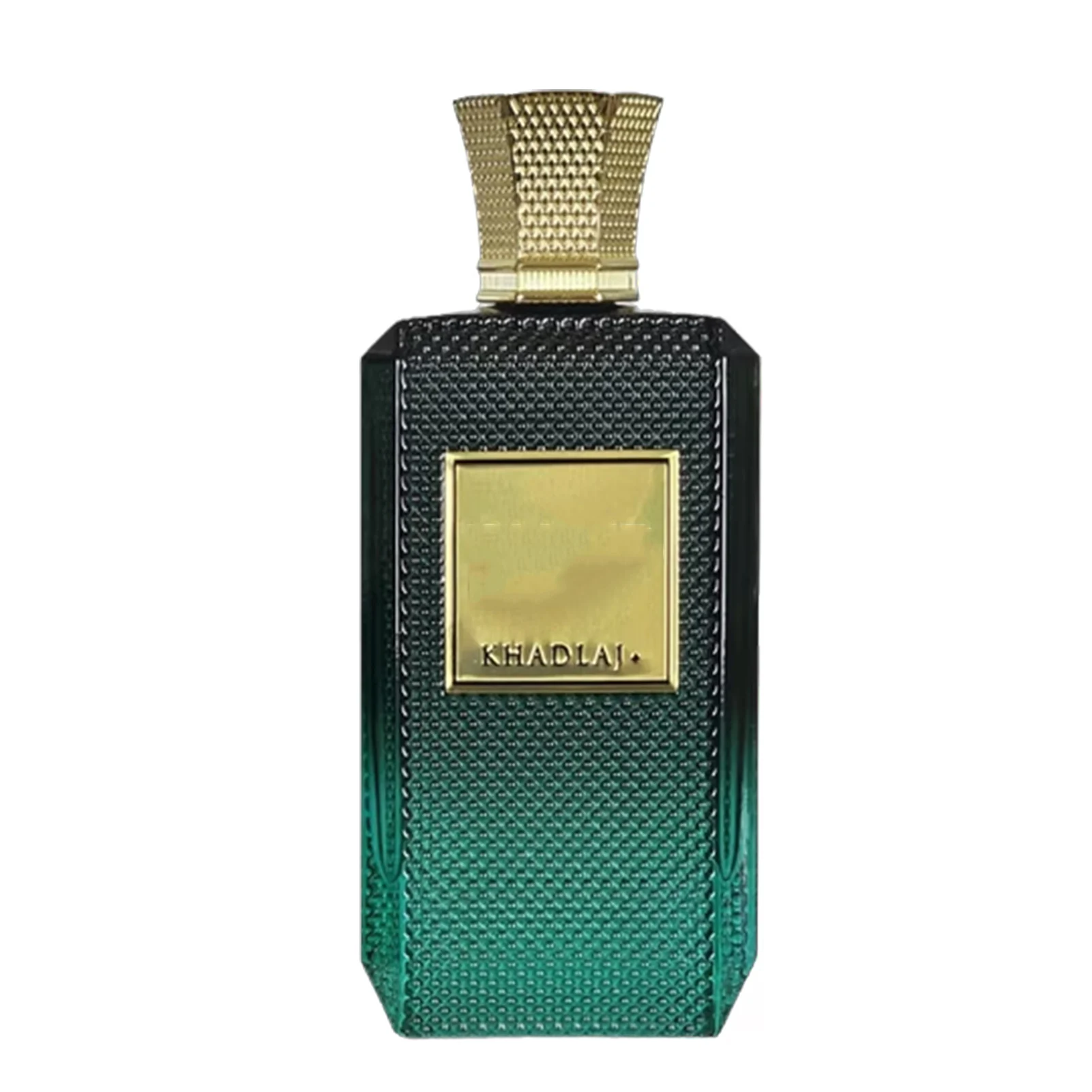 Zdjęcie 6: Długotrwały, morski, drzewny unisexowy Extrait De Parfum z butelką o turkusowym gradientu.
