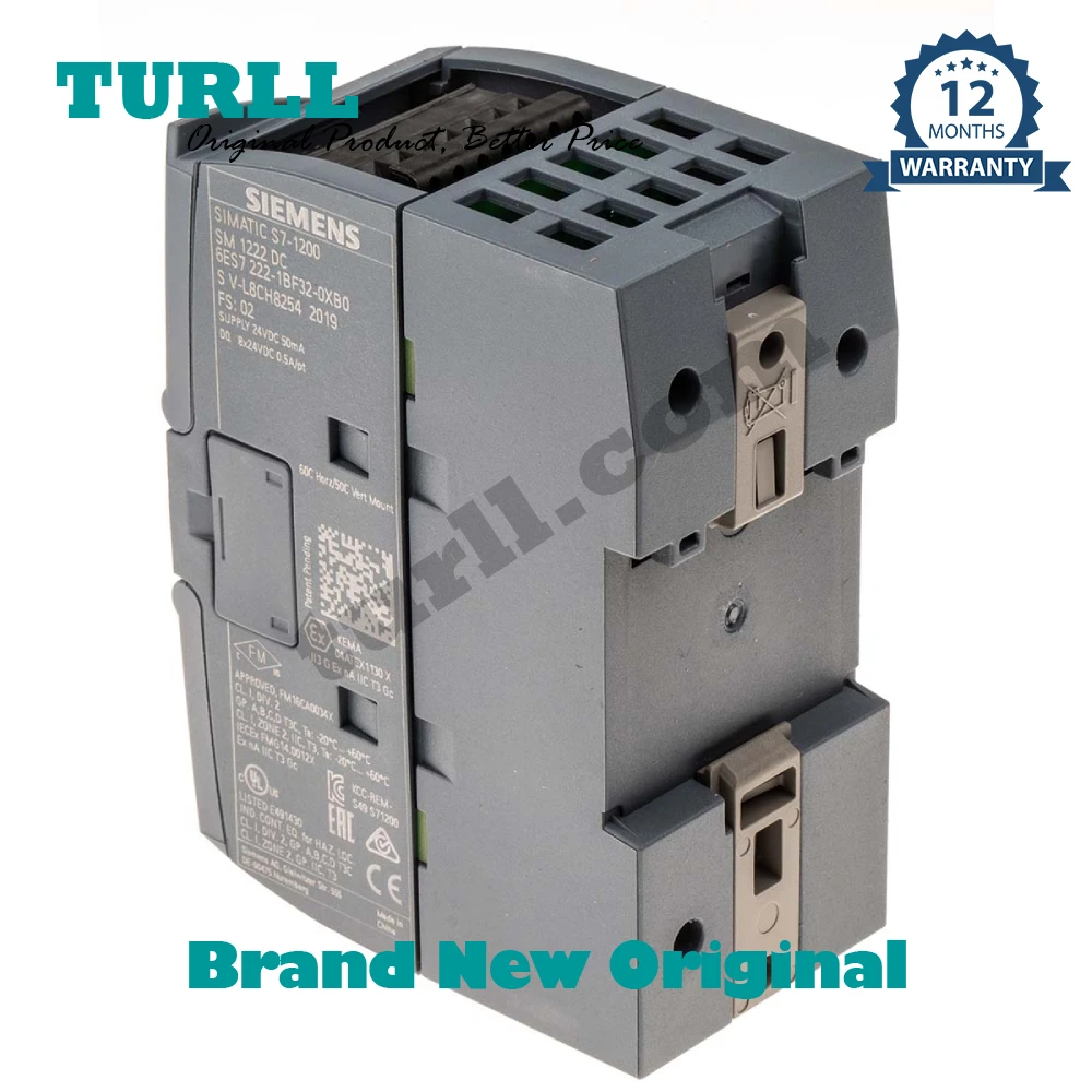 6ES7222-1BF32-0XB0 6ES72221BF320XB0 SIMATIC S7-1200, Digital output SM 1222, 8 DO, 24 V DC Original Brand New SIEMENS