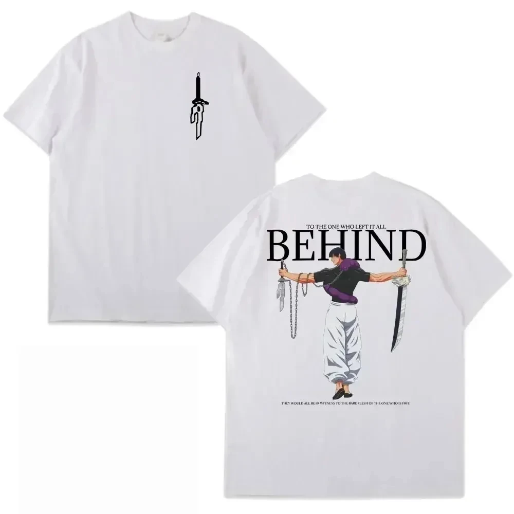 Anime Jujutsu Kaisen Fushiguro Toji To The One Who Lfft It All Behind Graphic T Shirt Men Women Harajuku T-shirt Y2k Tops 71789