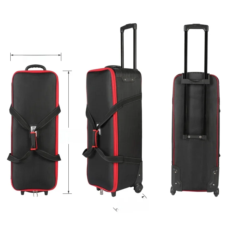 Studio Fotografie Licht Set Bagage Opbergtas Multifunctionele Camera Tas Grote Koffer Reizen Draagbare Trolley Case - afbeelding 2