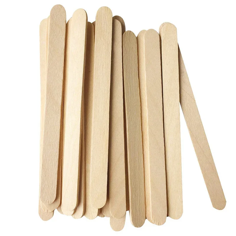 Leeseph bâtons artisanaux bâtons de crème glacée bâton de Popsicle en bois 11.4 cm de longueur traiter glace Pop pour boisson moule en résine outils faits à la main