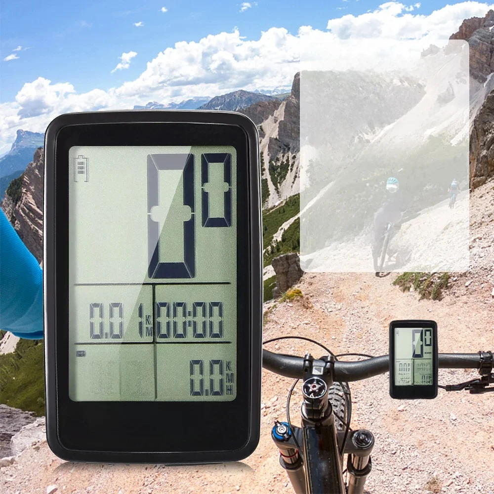 AliExpress USB Rechargeable Wireless Bike Cycle Computer Bicycle Speedometer Odometer with Computer Mount Holder Bicycle Accessories