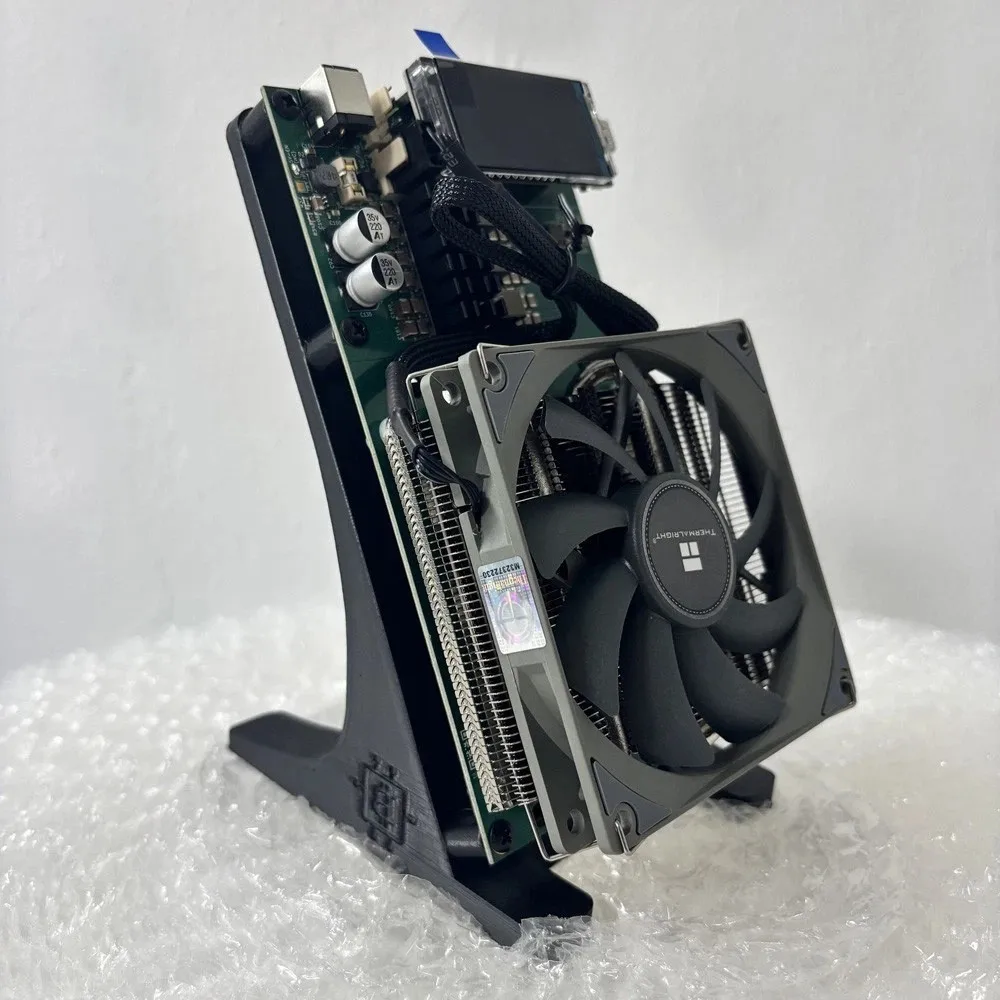 

FS/ BUY 2 GET 1 FREE - Top Quality Bitaxe NerdQAxe++ 4.8T Crypto Miner with PSU and Metal Stand