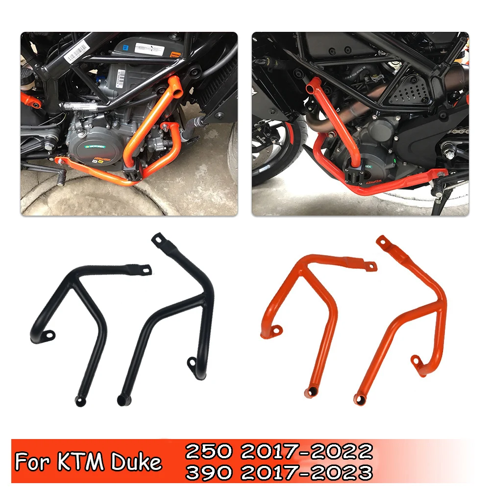 

Motorcycle Accessories Engine Bumper Guard Crash Bar Frame Protector For KTM Duke 250 390 2023 2022 2021 2020 2019 2018 2017