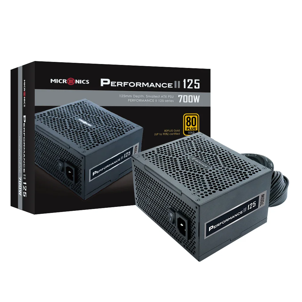 MICRONICS Performance II 125 700W 80PLUS GOLD (Black)