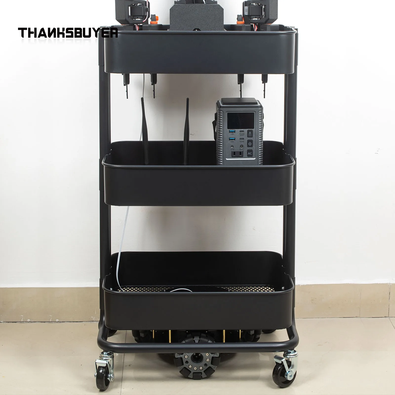 

XLeRobot Expansion Kit + Chassis + Cart (without Main Controller) for XLeRobot SO-ARM101 Mobile Robot