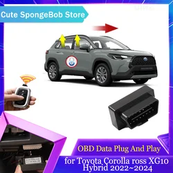 OBD Data Module for Toyota Corolla Cross XG10 Hybrid 2022~2024 2023 Window Folding Lifting Speed Lock Door Unlock Accessories