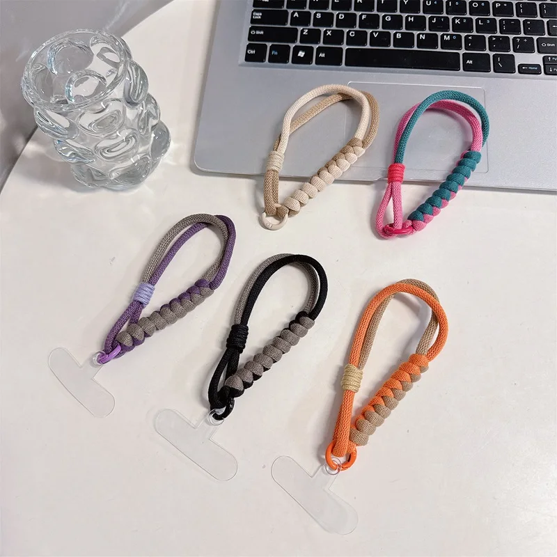 New mobile phone lanyard wrist strap anti-drop cord mobile phone decoration multi-purpose lanyard key keychain strap