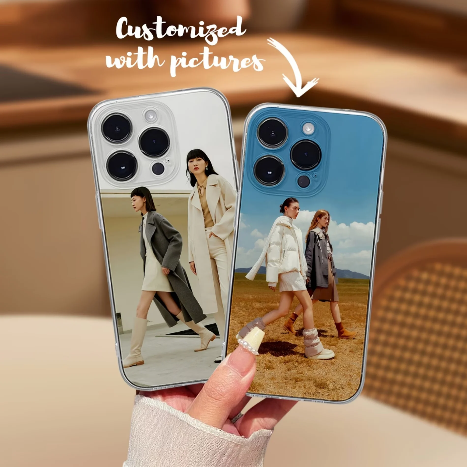 Street Fashion Photo - Coque transparente personnalisée avec photo style