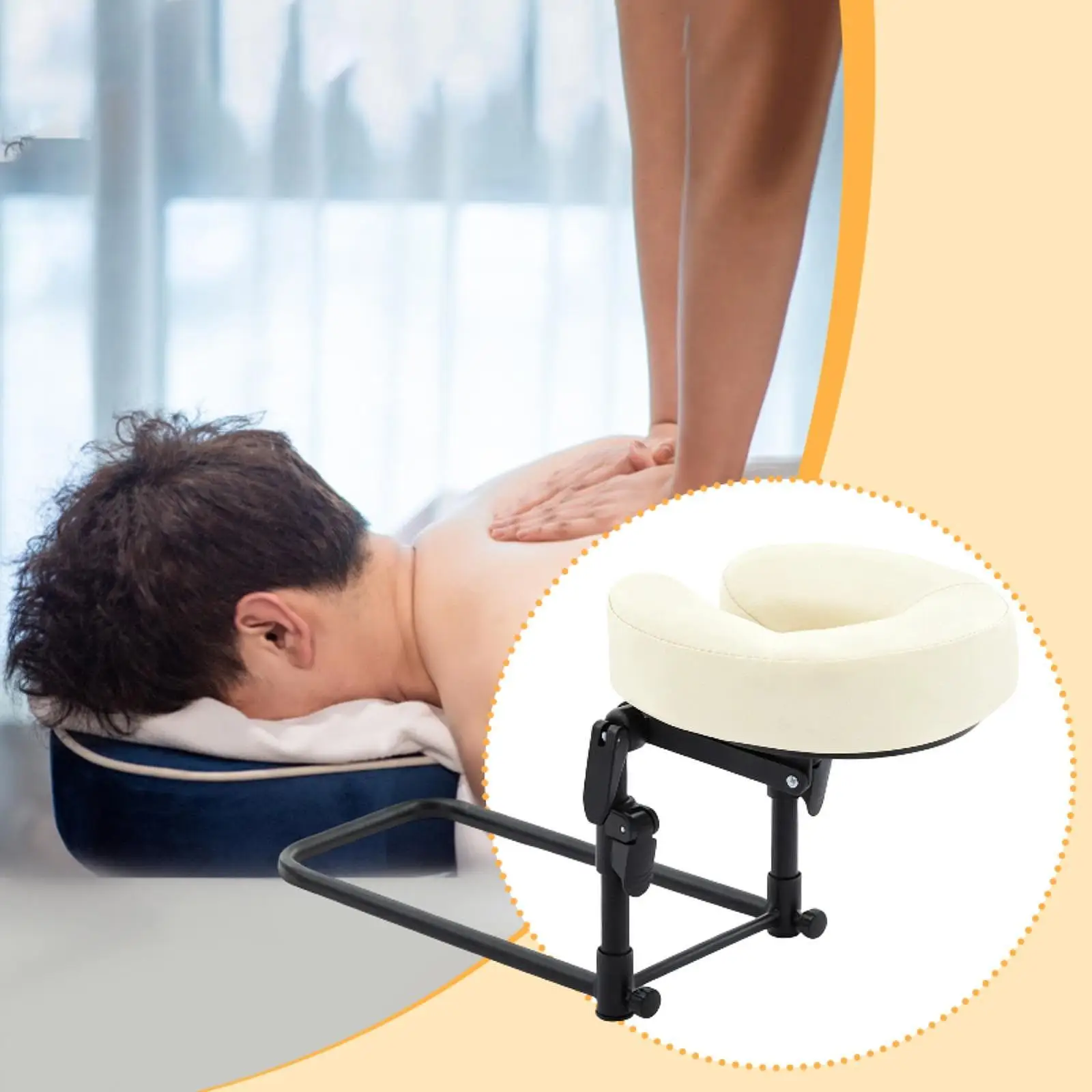 Face Down Mattress Top Massage Kit Massager Head Rest Mattress Hand Support Board Comfortable Multifunction for Beauty Bed Salon