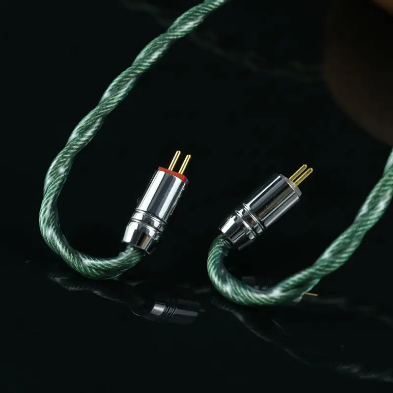 XINHS Summer Elves 7N Single Crystal Copper HiFi Earphone Upgrade Cable Suitable 0.78mm QDC for M5 Olina Fudu DZ4 Quintet F1 Pro