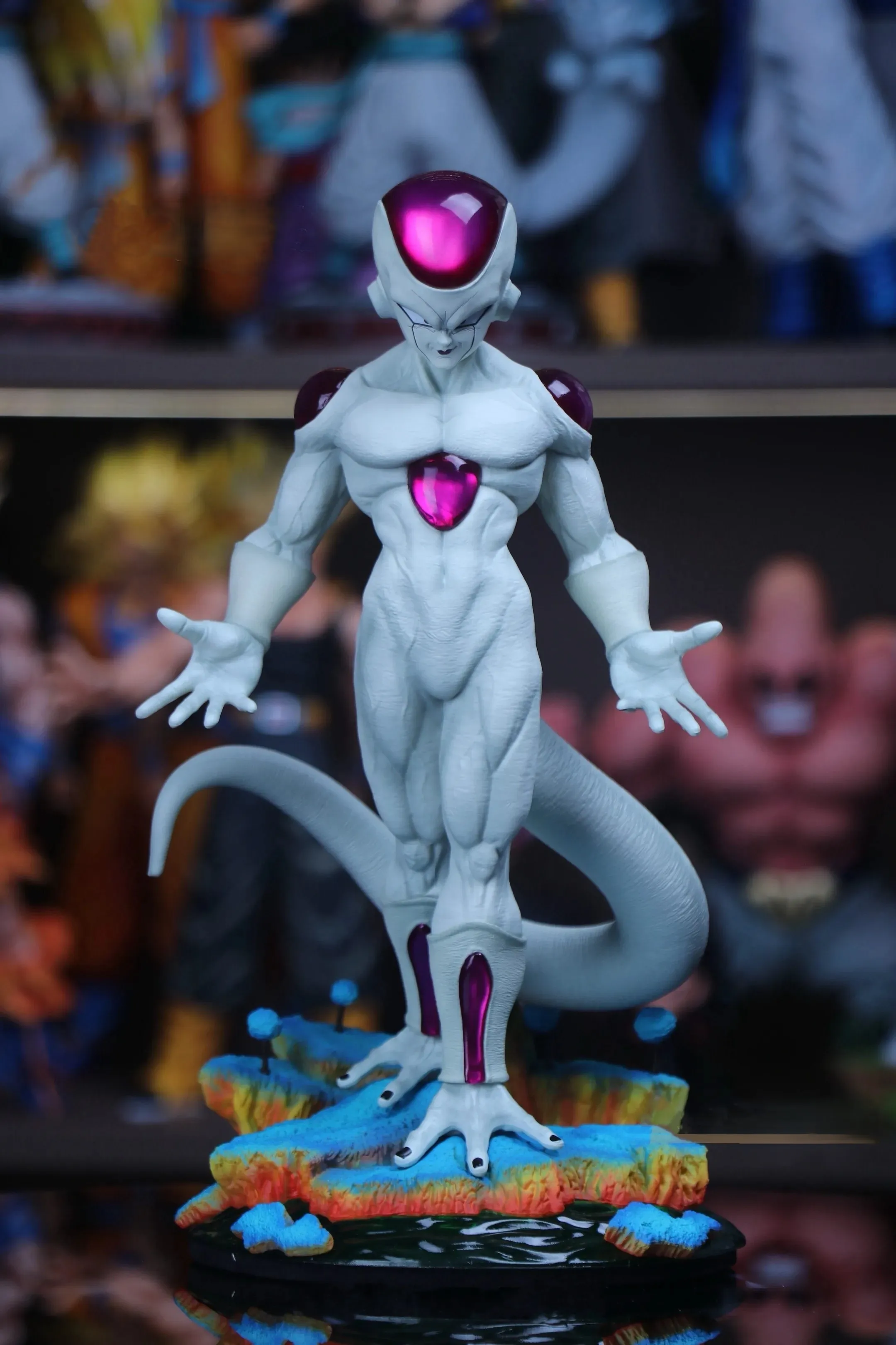 

23cm YS Dragon Ball Z Frieza Anime Final Form Friez PVC Action Figure Collection Model Desktop Toy Boy Gifts
