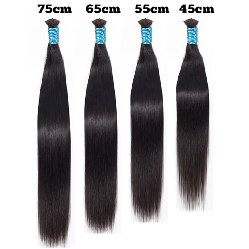 Straight Bulk Human Hair For Braiding Bundles 100g No Wefts 12-26inch Women Hair Bulk Human Hair Extensions Wholesale Human Hair