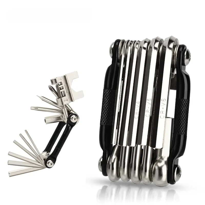 AliExpress riderace Bike Repair Tool Kit 16 In 1 Chain Splitter Cutter Hex Spoke Wrench MTB Road Bicycle Multi Tool Multifunction Screwdriver Wrench