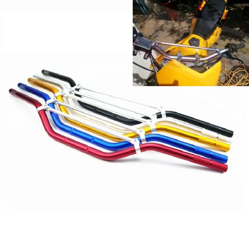 AliExpress NONE Motorcycle Universal 7/8" 22mm Handlebar Drag Handle Bar Street bike Chopper Cafe Racer Old School Bobber